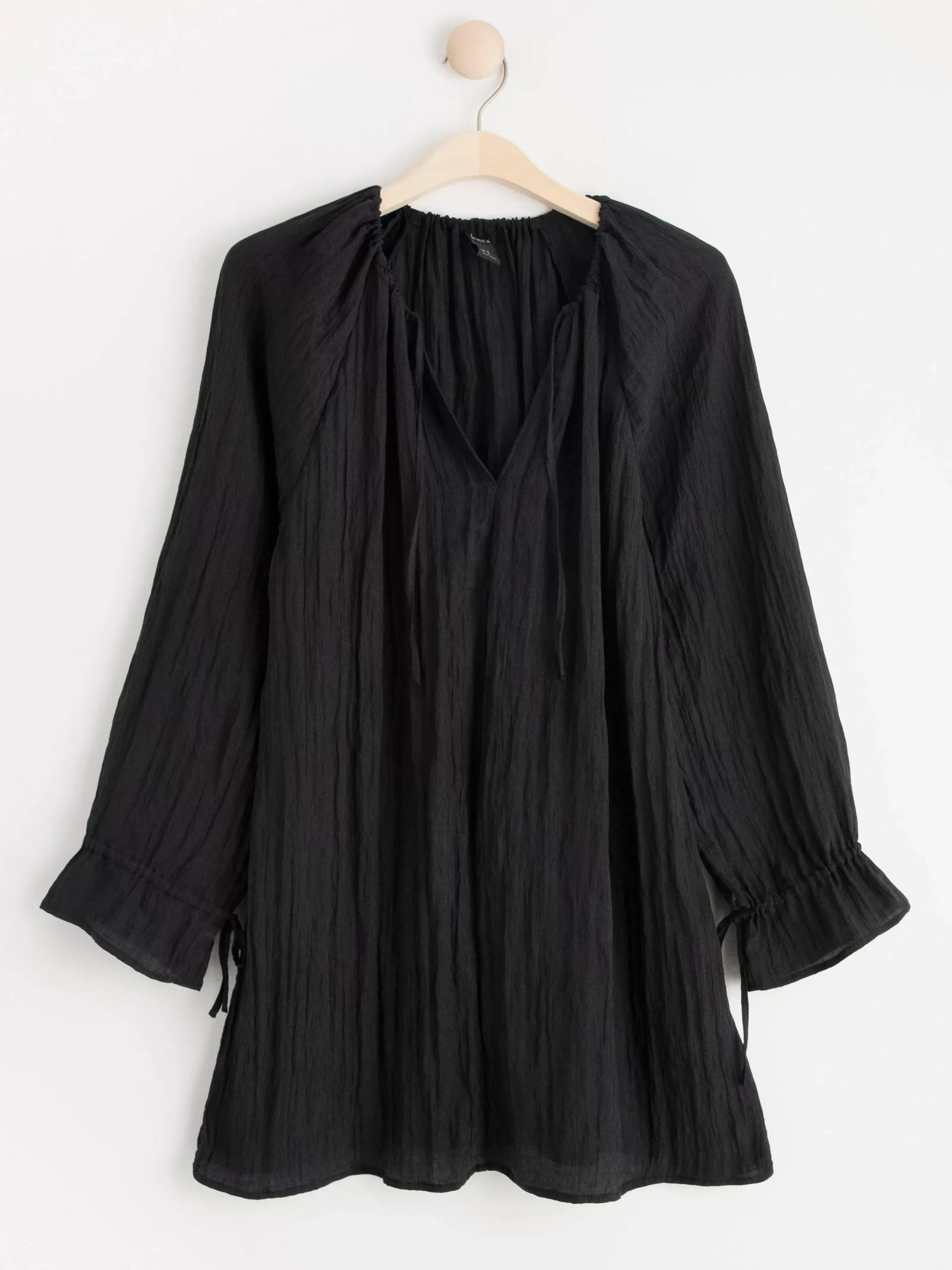 Blusar & Skjortor>Lindex Tunika Med Lang Arm Black