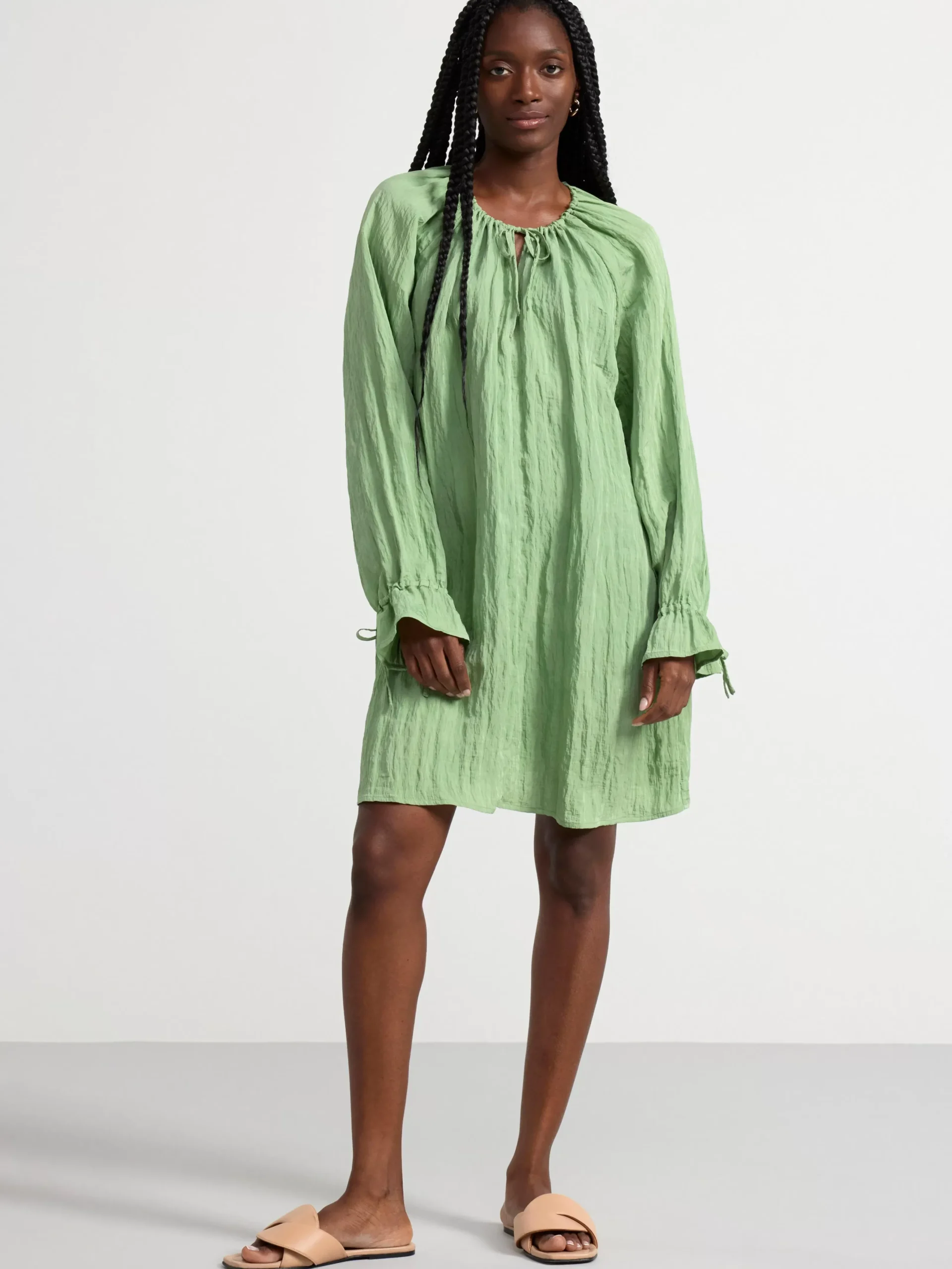 Blusar & Skjortor>Lindex Tunika Med Lang Arm Green