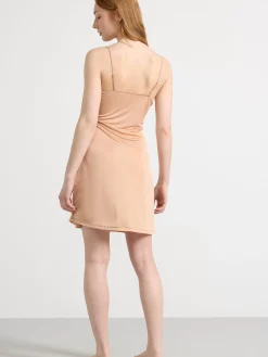 UnderKlänningar>Lindex Underklanning I Satin Beige