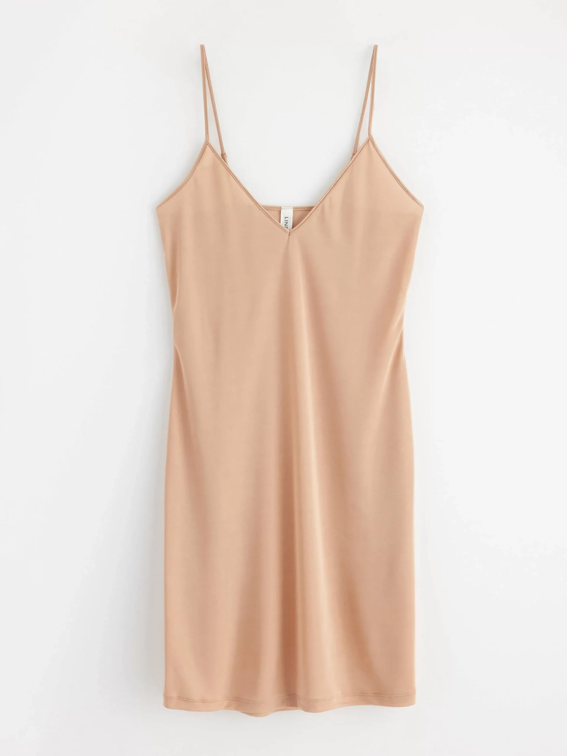 UnderKlänningar>Lindex Underklanning I Satin Beige