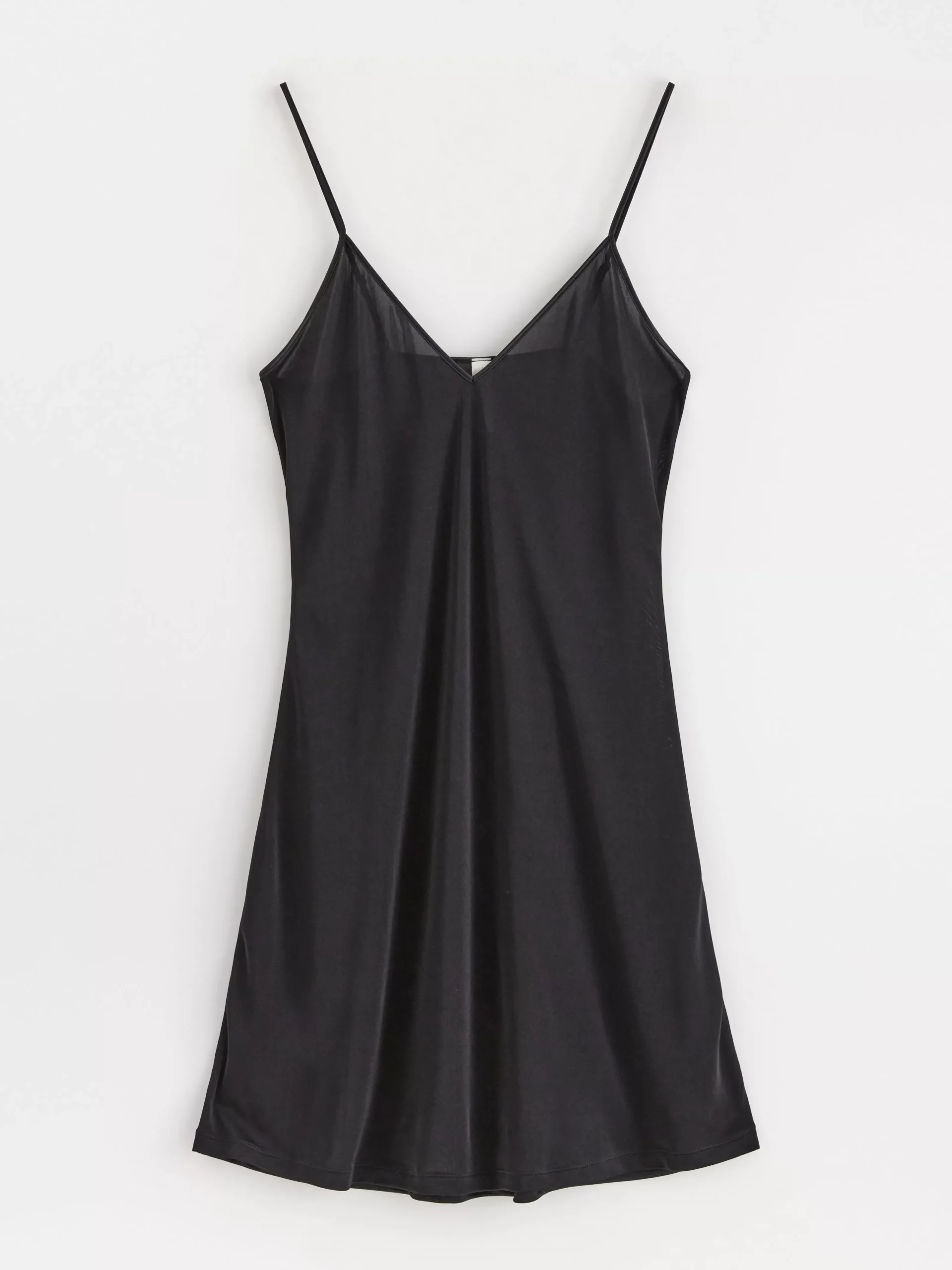UnderKlänningar>Lindex Underklanning I Satin Black