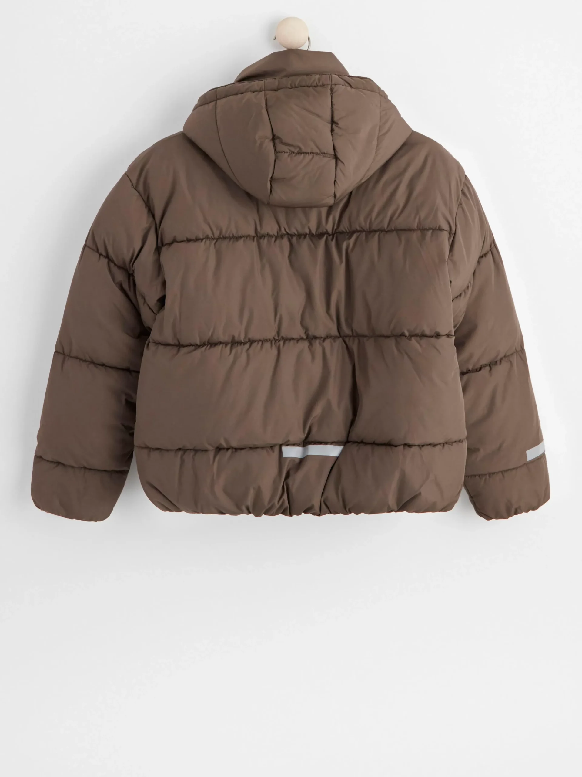 Ytterkläder>Lindex Vadderad Jacka Dark Dusty Brown