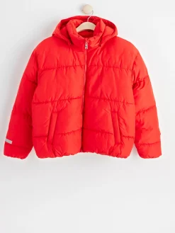 Ytterkläder>Lindex Vadderad Jacka Red