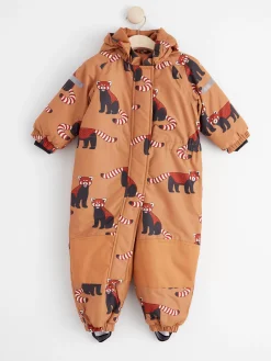 Ytterkläder>Lindex Vadderad Overall Dusty Brown