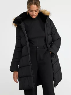 Ytterkläder>Lindex Vadderad Vattenavvisande Jacka Black