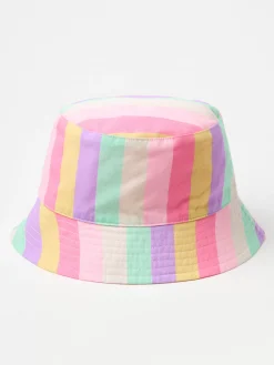Accessoarer>Lindex Vandbar Bucket Hat Med Rander Pink