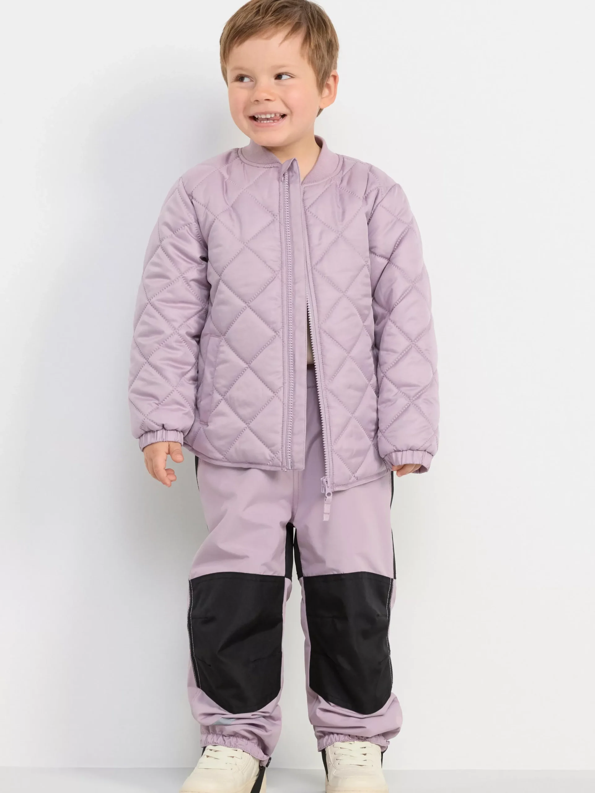 Ytterkläder>Lindex Vattenavvisande Quiltad Jacka Light Dusty Lilac