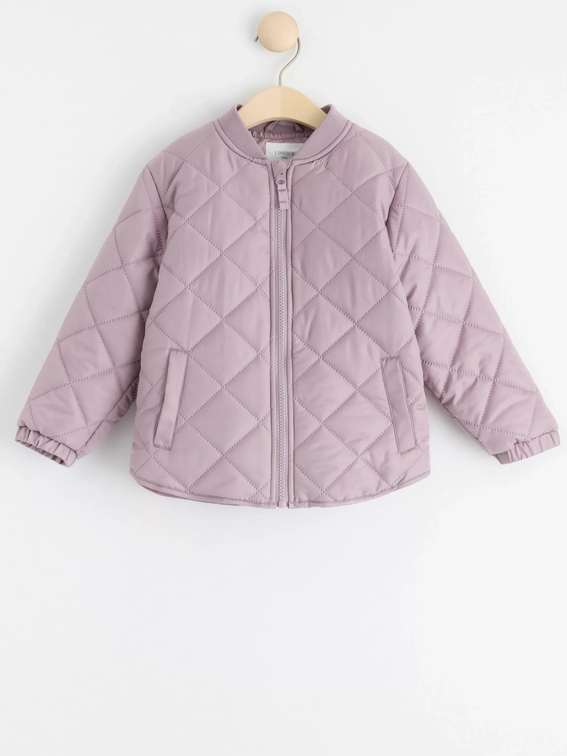 Ytterkläder>Lindex Vattenavvisande Quiltad Jacka Light Dusty Lilac