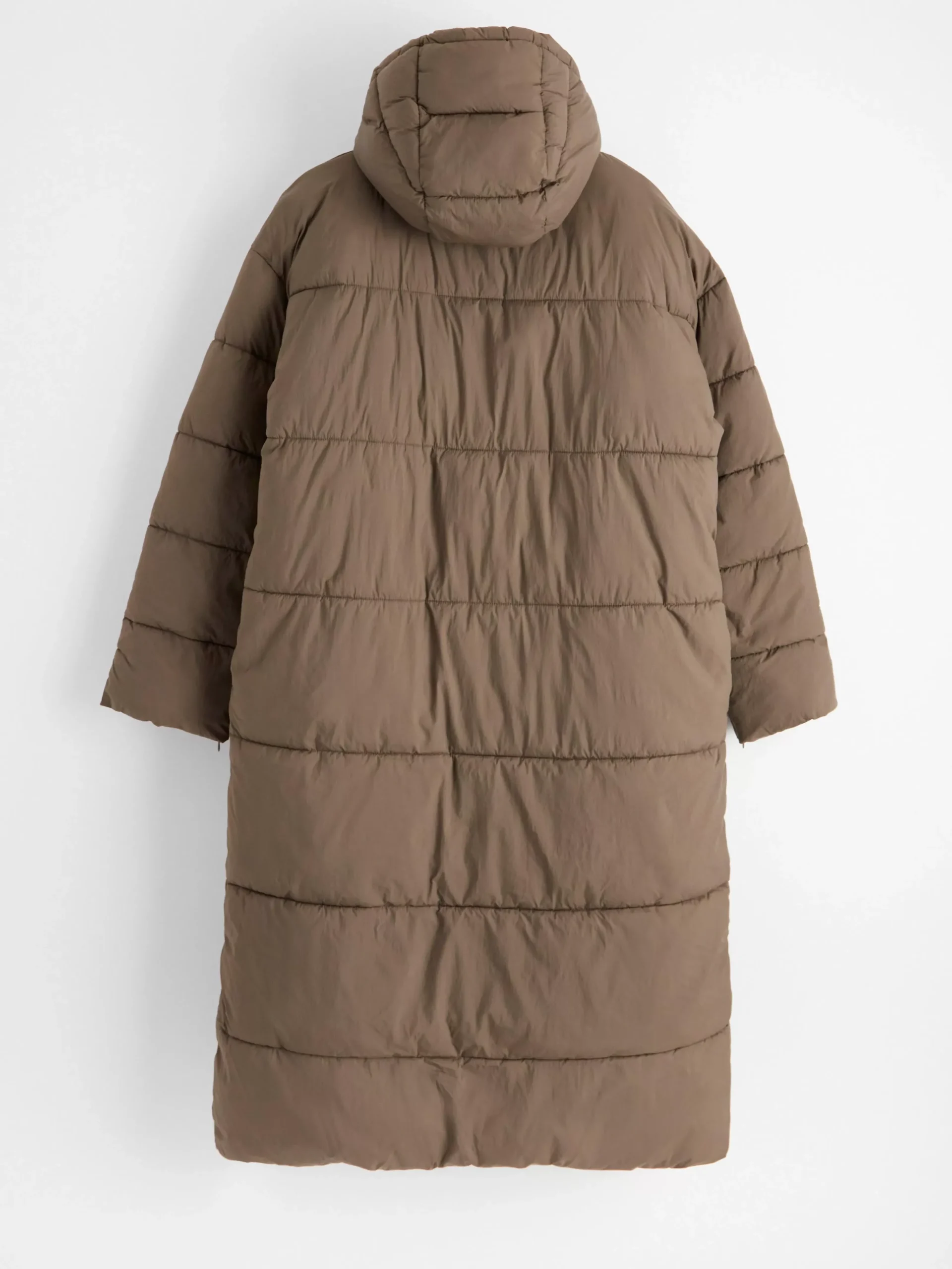 Ytterkläder>Lindex Vattenavvisande Vadderad Jacka Med Avtagbar Huva Dark Brown