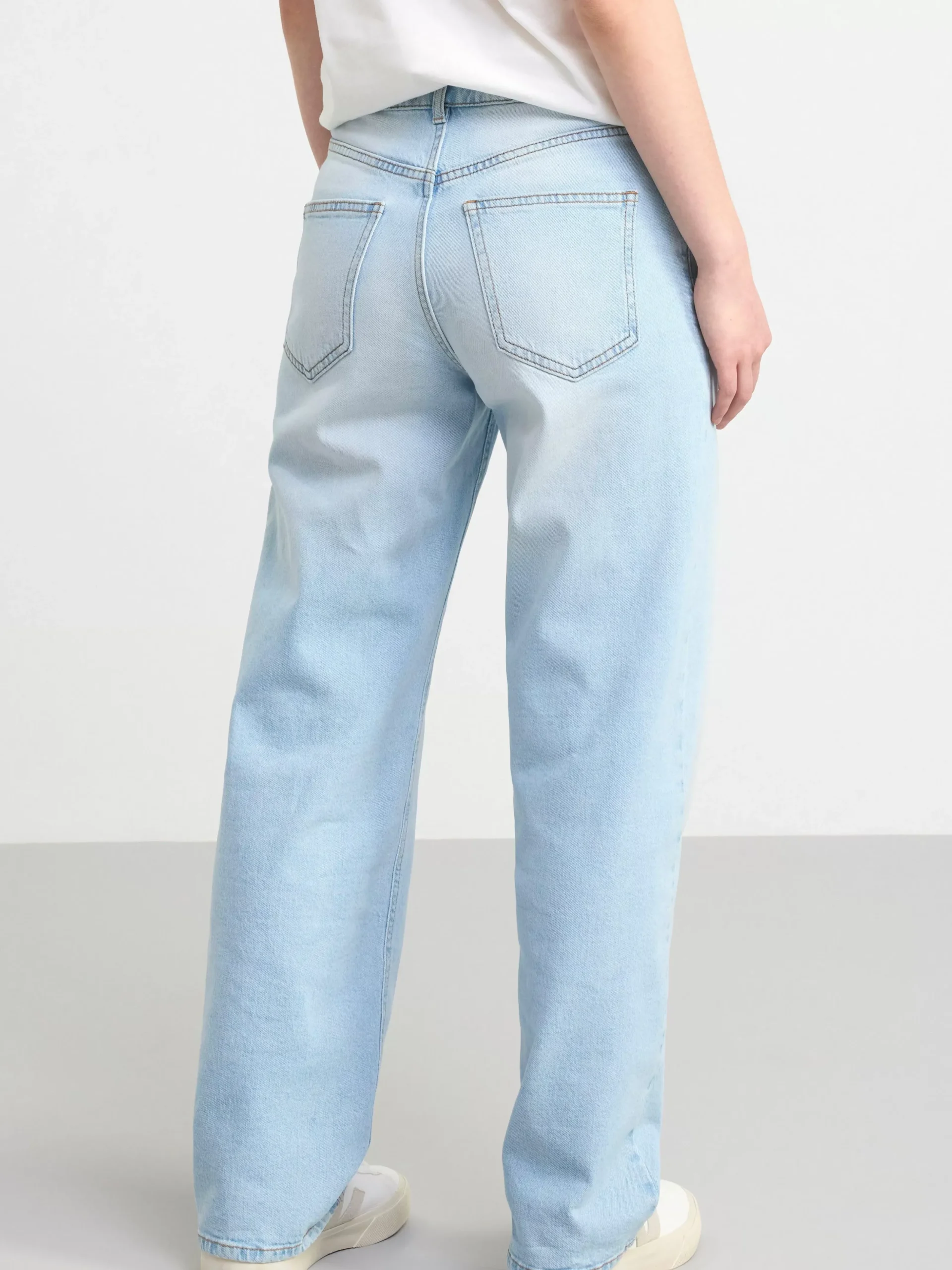 Jeans>Lindex Vicky Wide Low Waist Jeans Light Denim