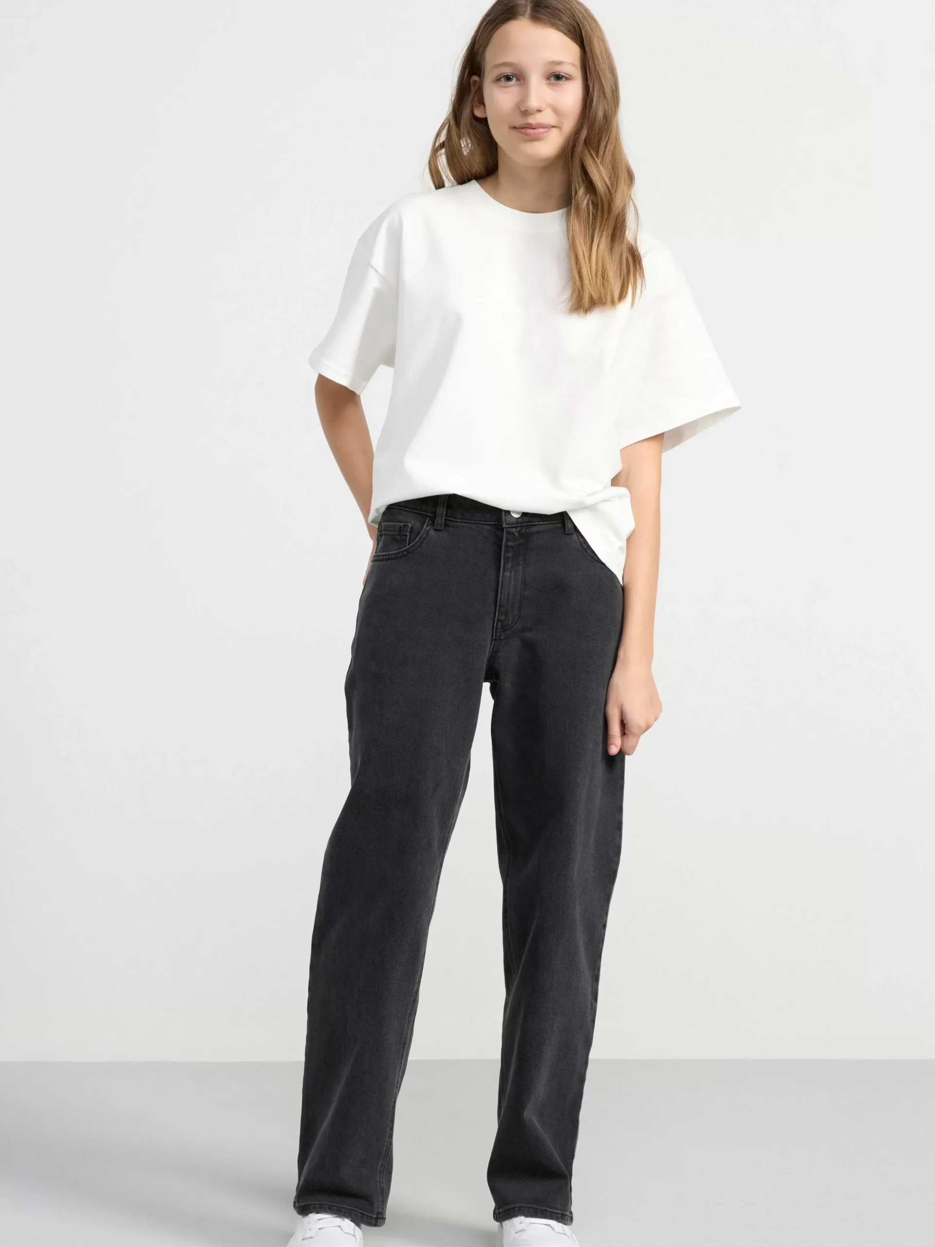Jeans>Lindex Vicky Wide Low Waist Jeans Black