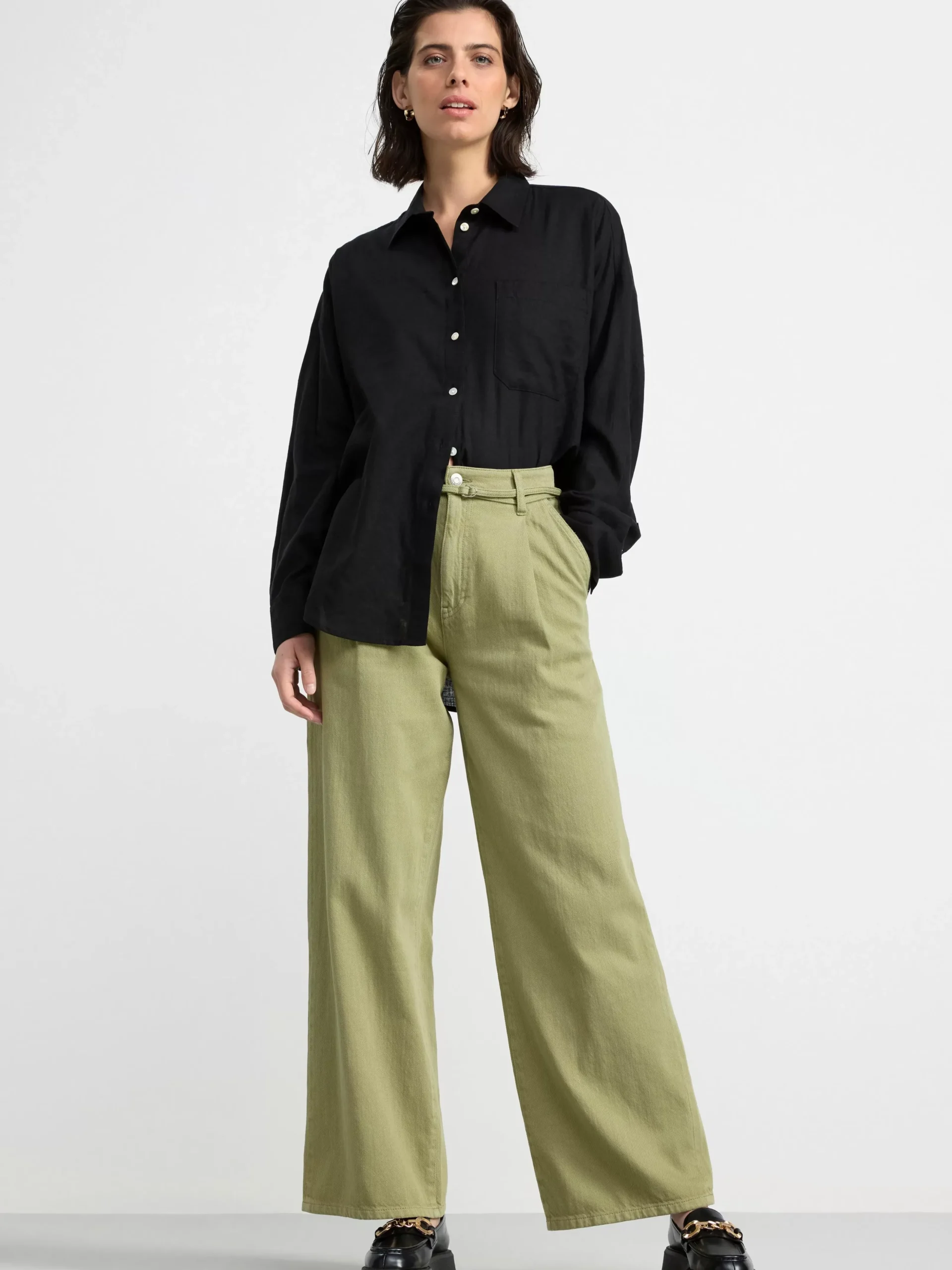Byxor>Lindex Vid Byxa Green