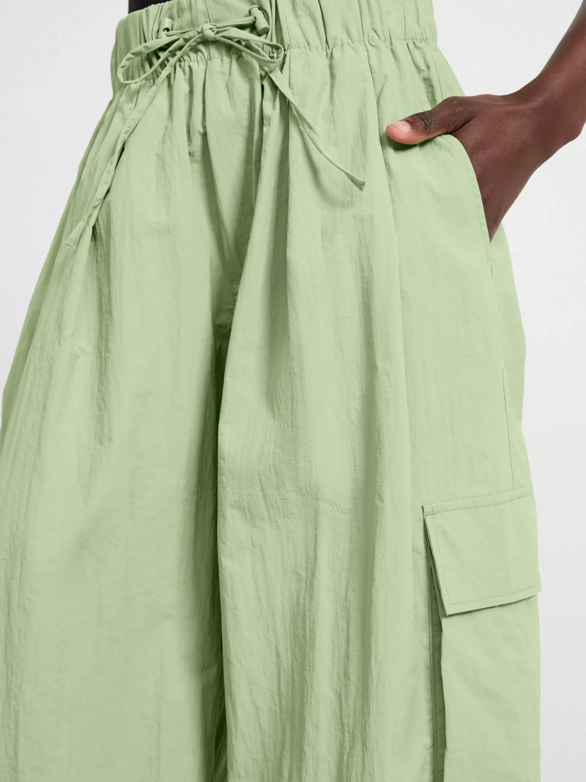 Byxor>Lindex Vid Cargobyxa Light Dusty Green