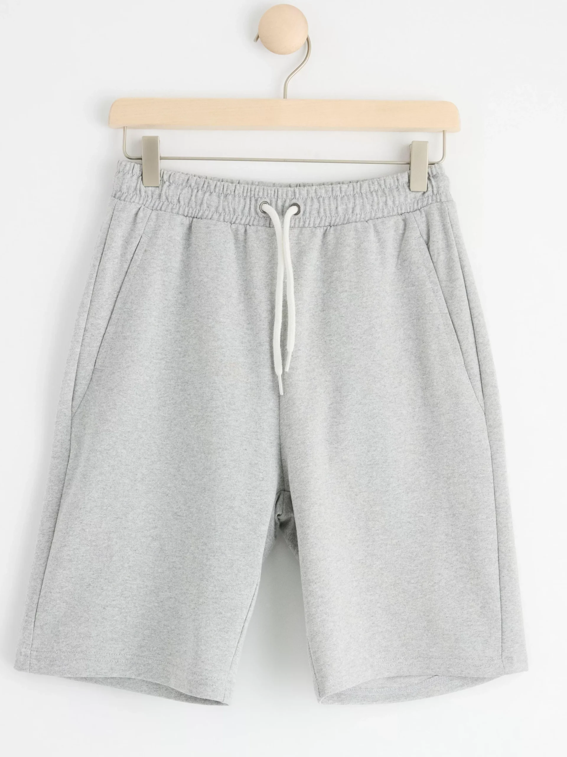 Byxor & Leggings>Lindex Vida Sweatshirtshorts Grey Melange