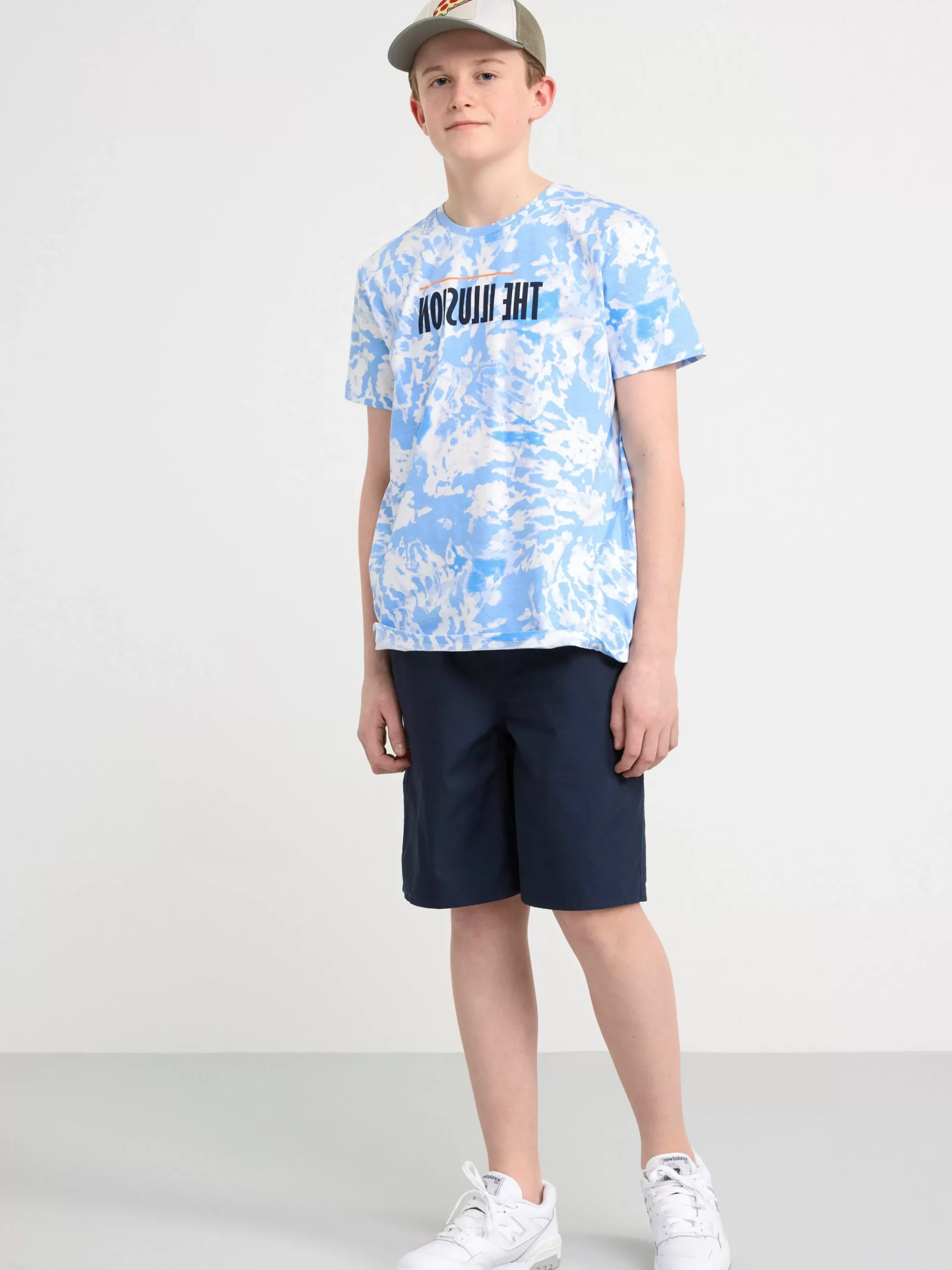 Byxor & Leggings>Lindex Vilgot Shorts Med Normalhog Midja Och Vida, Raka Ben Navy