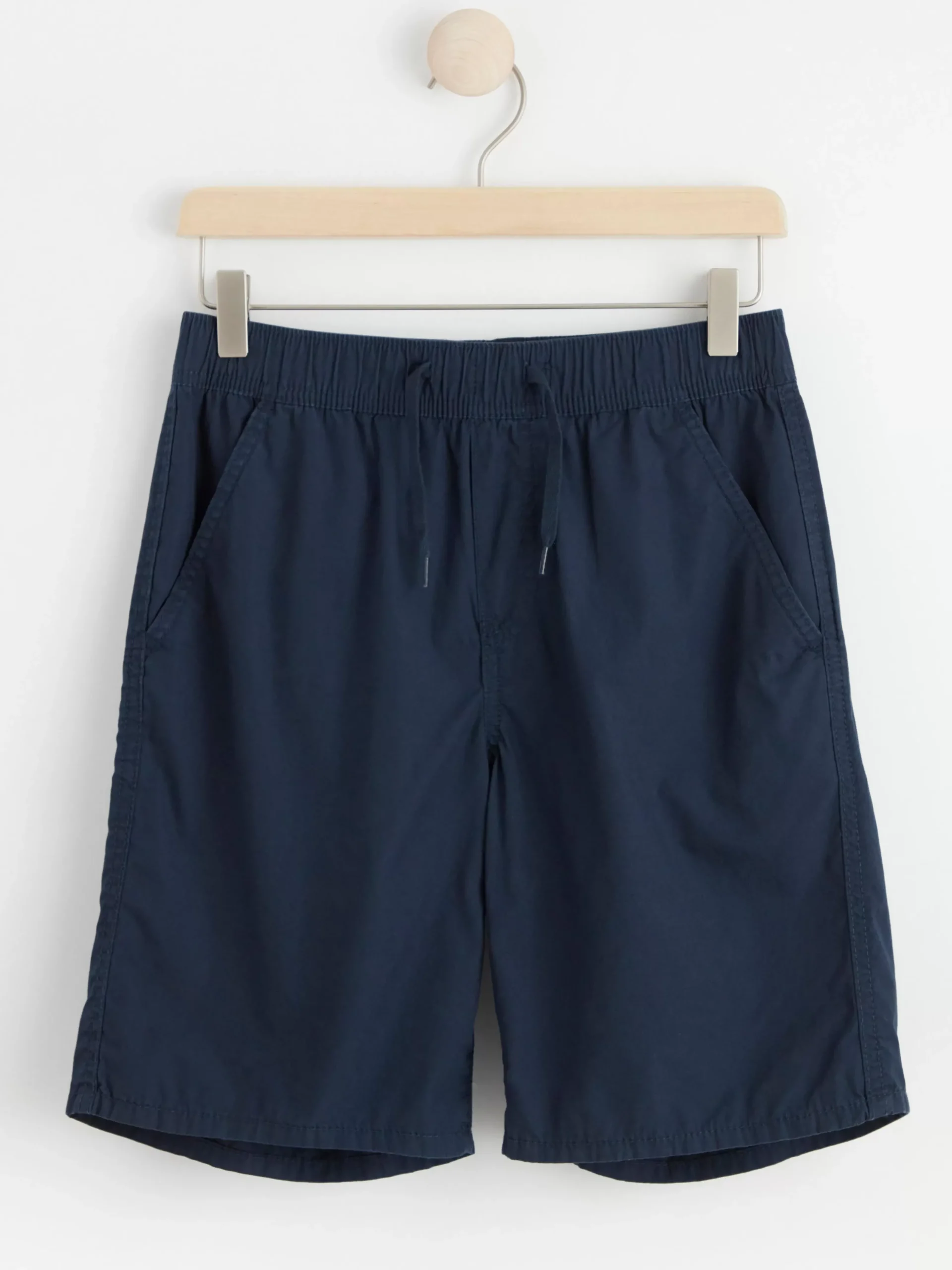 Byxor & Leggings>Lindex Vilgot Shorts Med Normalhog Midja Och Vida, Raka Ben Navy