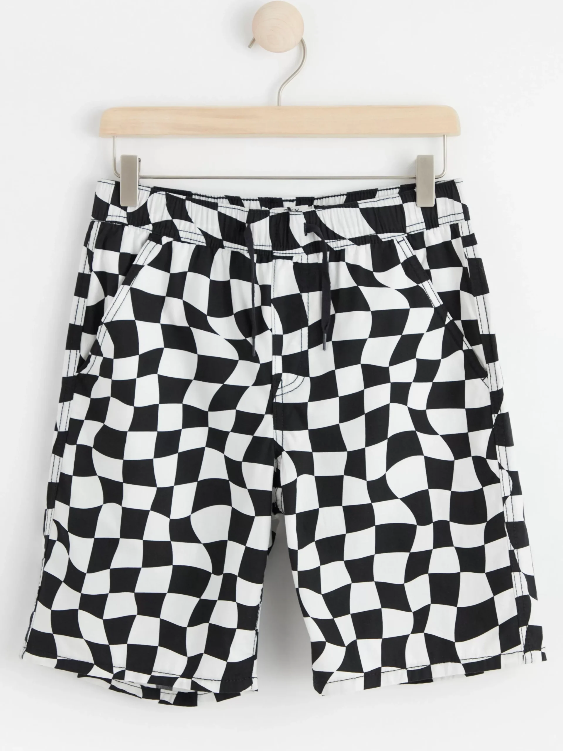 Byxor & Leggings>Lindex Vilgot Shorts Med Normalhog Midja Och Vida, Raka Ben Black