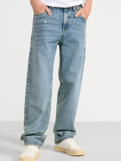 Jeans>Lindex Vilgot Vida Raka Jeans Med Normalhog Midja Light Denim