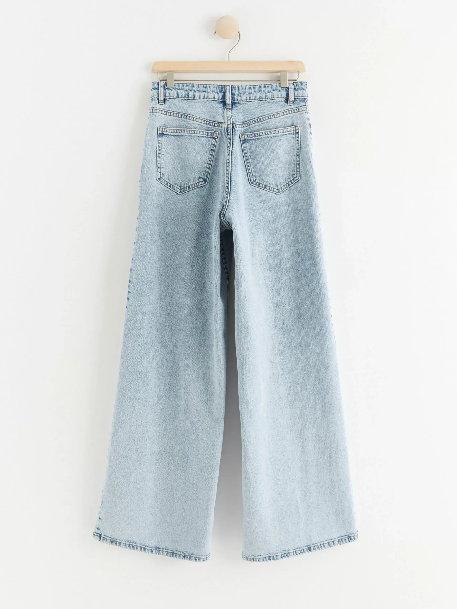 Jeans>Lindex Viola Extra Vida High Waist Jeans Light Denim