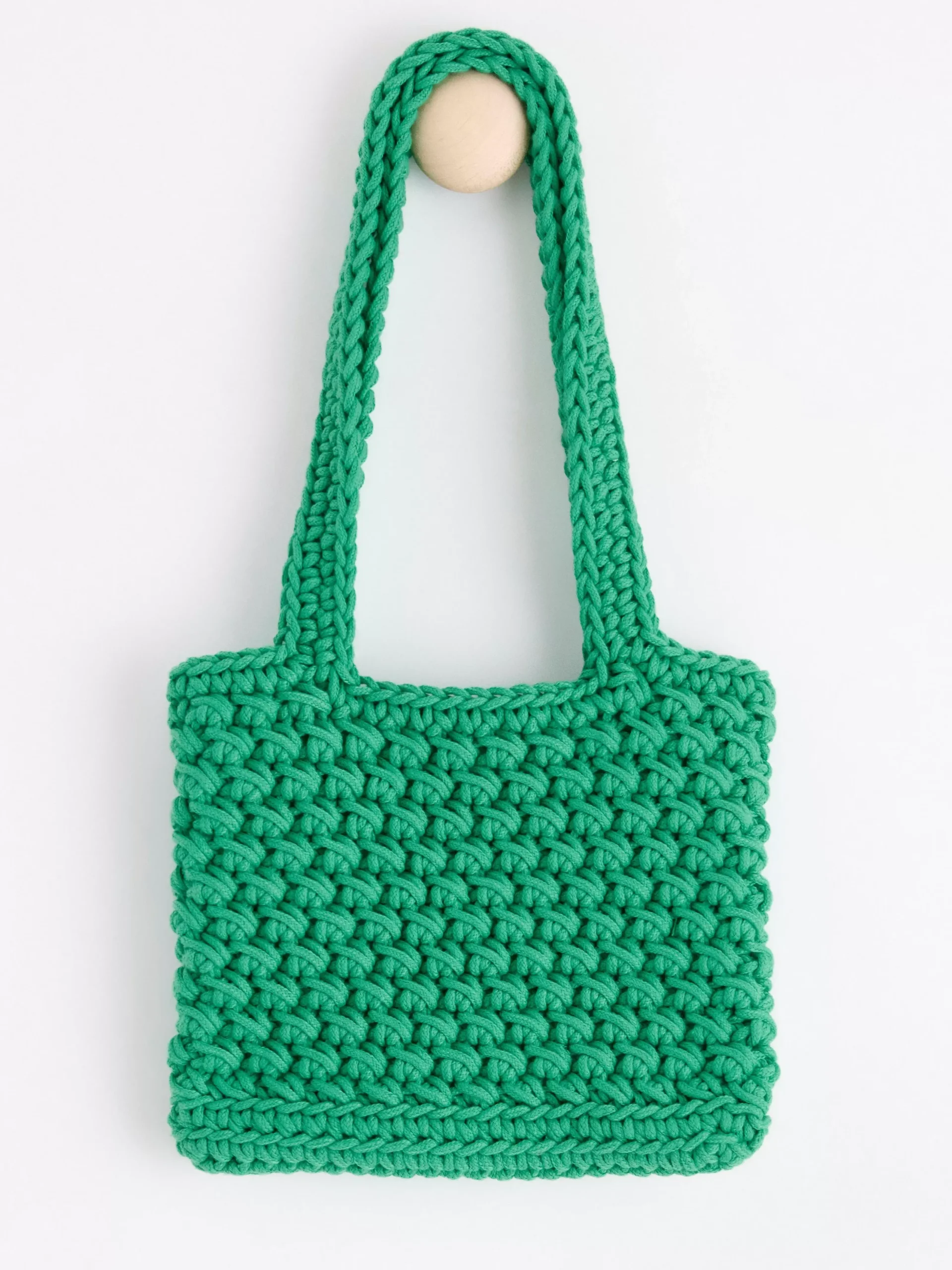 Accessoarer>Lindex Virkad Vaska Green
